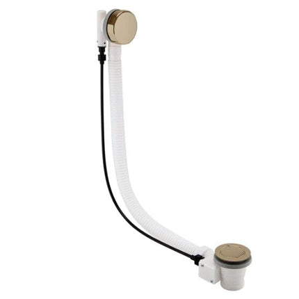 U5T-185-35 Brushed Brass Clicker Bath Waste Waterworks Wastes - Bits & Bobs Waterworks Bathrooms 