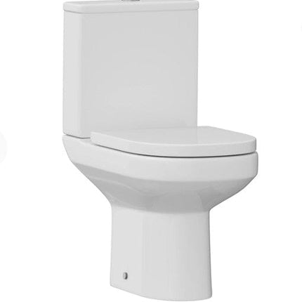 U5T-240-160 Leon Rimless Close Coupled Toilet Toilets Waterworks Bathrooms 