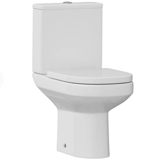 U5T-240-160 Leon Rimless Close Coupled Toilet Toilets Waterworks Bathrooms 