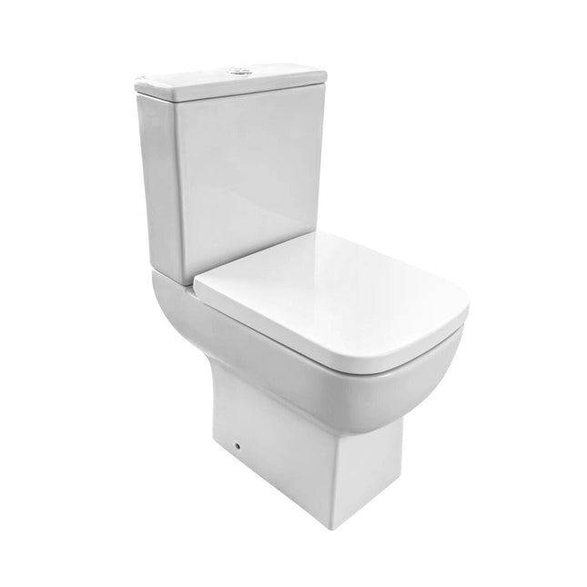 U5T-252-155 Short Projection Rimless 550mm Toilet Toilets Waterworks Bathrooms 