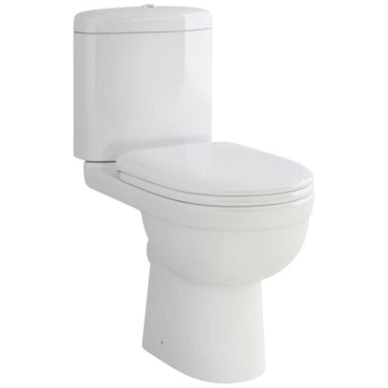 U5T-253-96 Trade Plus Rimless Close Coupled Toilet Toilets Waterworks Bathrooms 