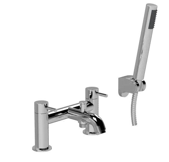 U5T-29-71 Round Bath Shower Mixer Chrome Waterworks Taps Waterworks Bathrooms 