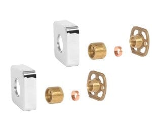 U5T-78-8 Easy Fix Bar Shower Fixing Kit Square Waterworks Showers Waterworks Bathrooms 