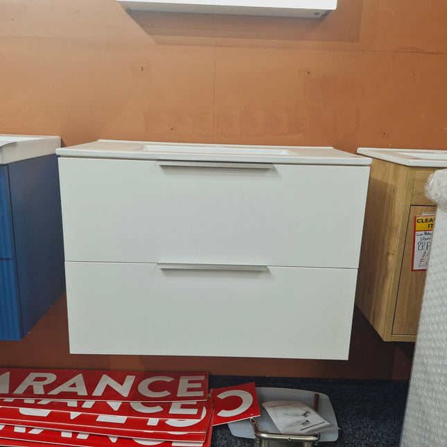 ZANETI SERIES 800 WALL HUNG UNIT AND BASIN Clearance Vanity Unit Bathrooms at Unit 5 