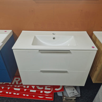 ZANETI SERIES 800 WALL HUNG UNIT AND BASIN Clearance Vanity Unit Bathrooms at Unit 5 