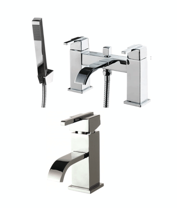Cassellie Epic Mono Basin Mixer & Bath Shower Mixer Tap Pack Cassellie 