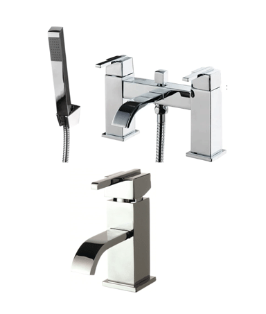 Cassellie Epic Mono Basin Mixer & Bath Shower Mixer Tap Pack Cassellie 