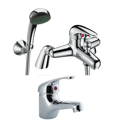 Cassellie Rio Basin Mixer & Bath Shower Mixer Tap Tap Pack Cassellie 