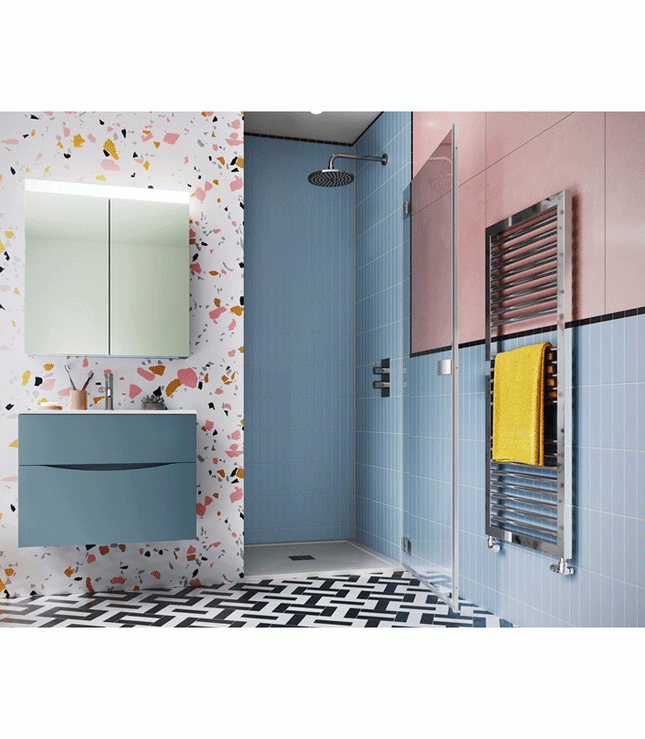 Crosswater Design 900 Right Hand Hinged Shower Door Shower Door Crosswater 